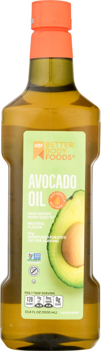 slide 10 of 14, BetterBody Foods Better Body Foods Naturally Blended Avocado Oil, 33.8 fl oz