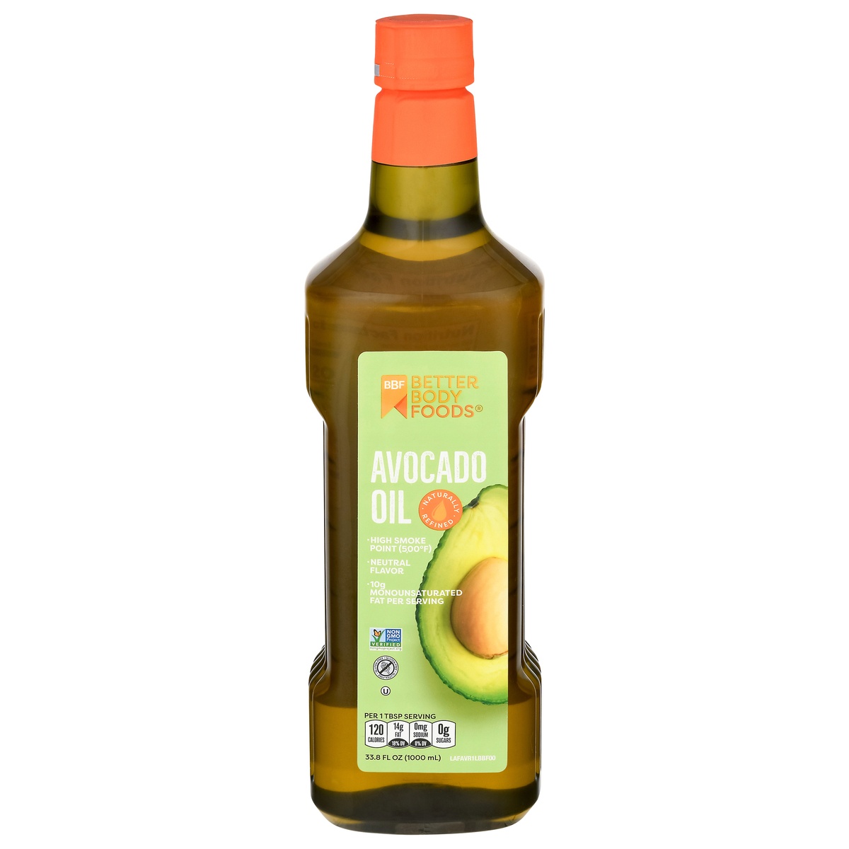 slide 1 of 2, BetterBody Foods Better Body Foods Naturally Blended Avocado Oil, 33.8 fl oz