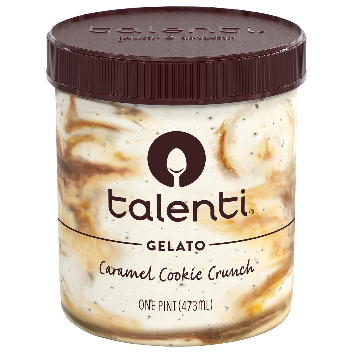 slide 1 of 3, Talenti Gelato Caramel Cookie Crunch, 1 pint, 1 pint