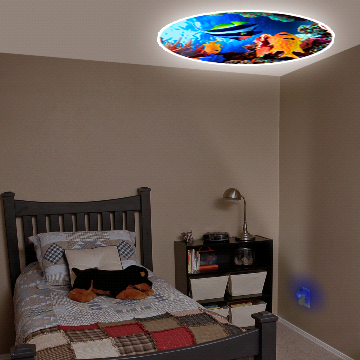 slide 2 of 5, GE Lighting Projectables Night Light Tropical Fish, 1 ct