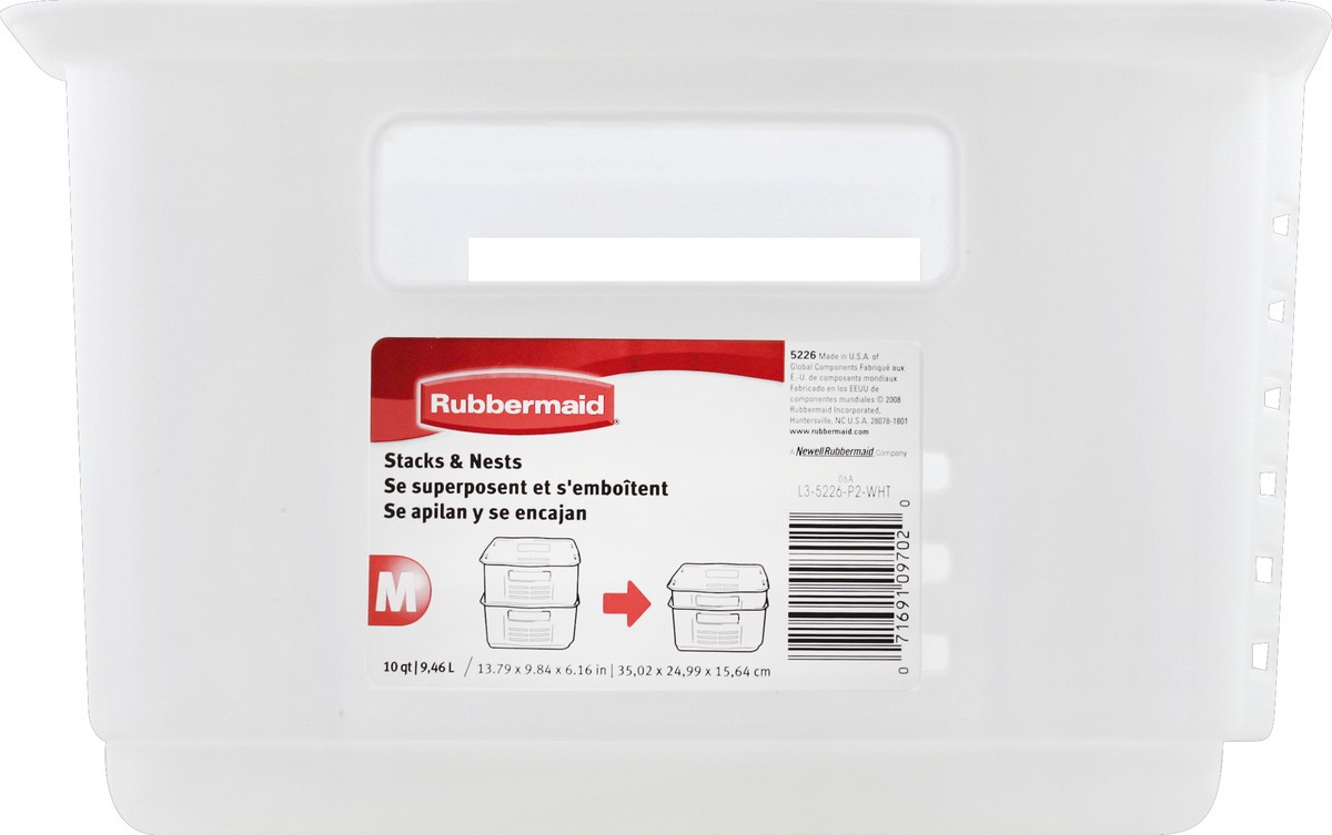 slide 3 of 4, Rubbermaid Baskets 10Qt, 1 ct