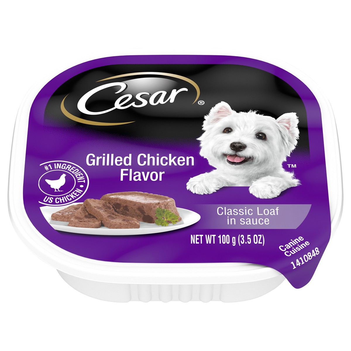 slide 10 of 11, Cesar Grilled Chicken Flavor Classic Loaf in Sauce Canine Cuisine 3.5 oz, 3.5 oz