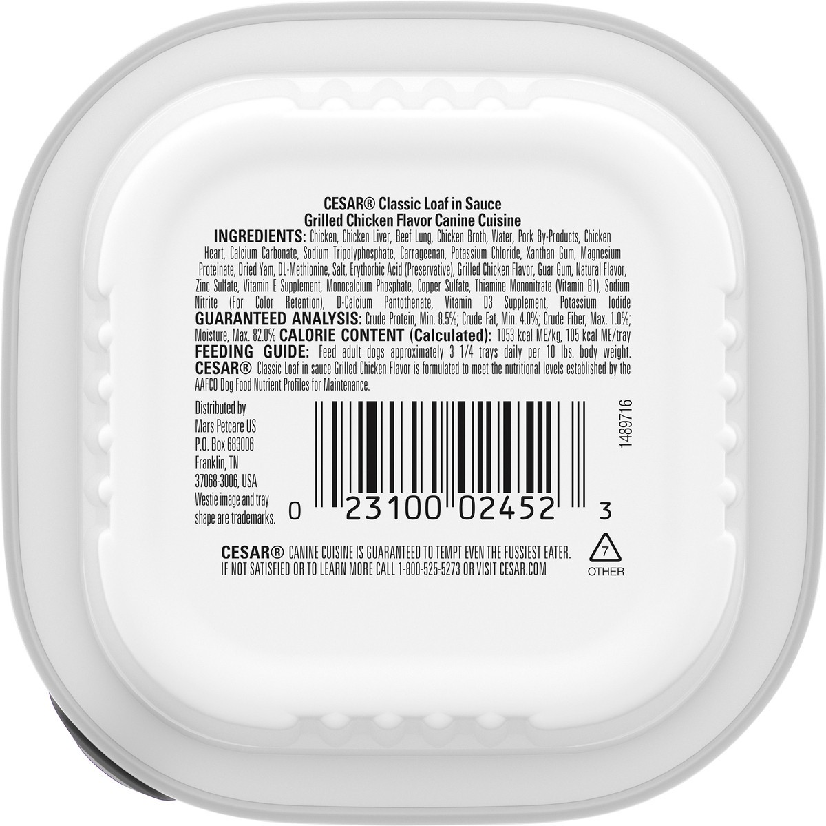 slide 3 of 11, Cesar Grilled Chicken Flavor Classic Loaf in Sauce Canine Cuisine 3.5 oz, 3.5 oz