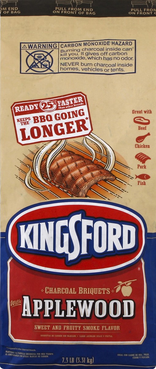 slide 1 of 6, Kingsford Charcoal Briquets 7.3 lb, 7.3 lb