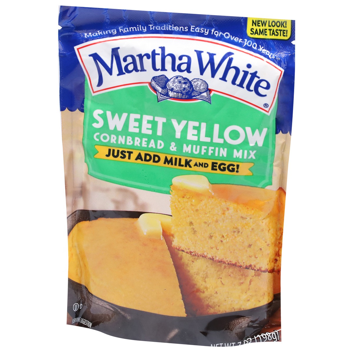 slide 5 of 9, Martha White Sweet Yellow Cornbread & Muffin Mix 7 oz, 7 oz