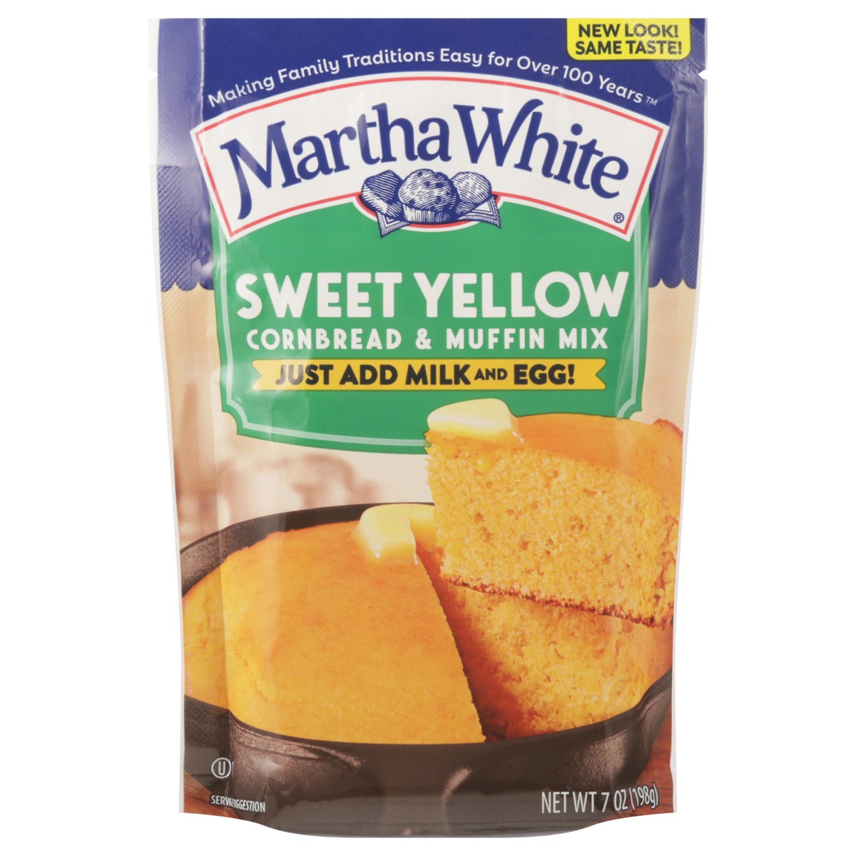 slide 1 of 9, Martha White Sweet Yellow Cornbread & Muffin Mix 7 oz, 7 oz