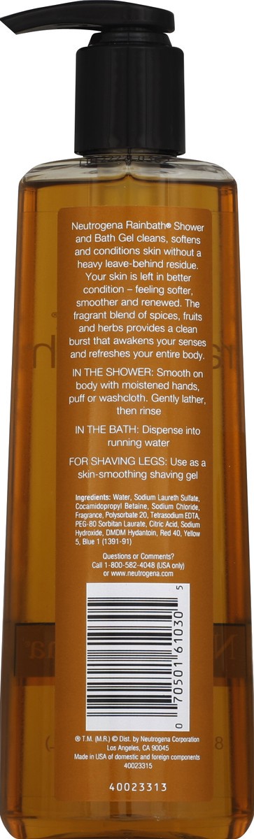 slide 2 of 7, Neutrogena Rainbath Refreshing & Cleansing Shower & Bath Gel, Moisturizing Daily Body Wash Cleanser, Bath Gel & Shaving Gel for Soft Skin, Lathering Body Wash in Original Scent, 8.5 fl. oz, 8.5 fl oz