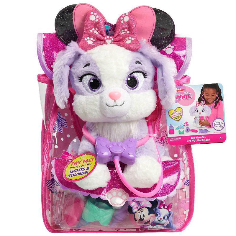 slide 5 of 6, Disney Minnie On-the-Go Pet Vet Backpack, 1 ct