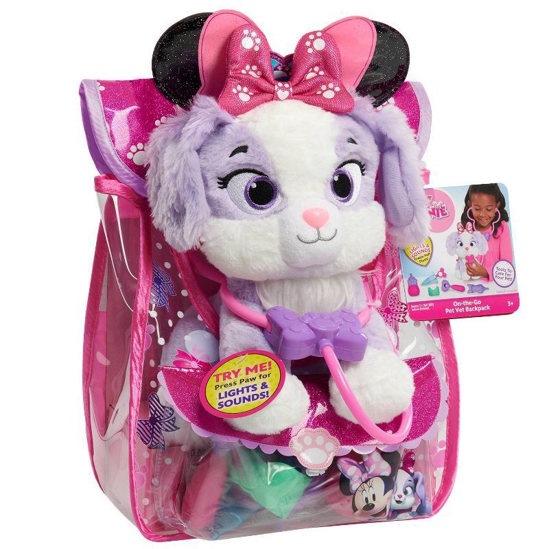 slide 3 of 6, Disney Minnie On-the-Go Pet Vet Backpack, 1 ct