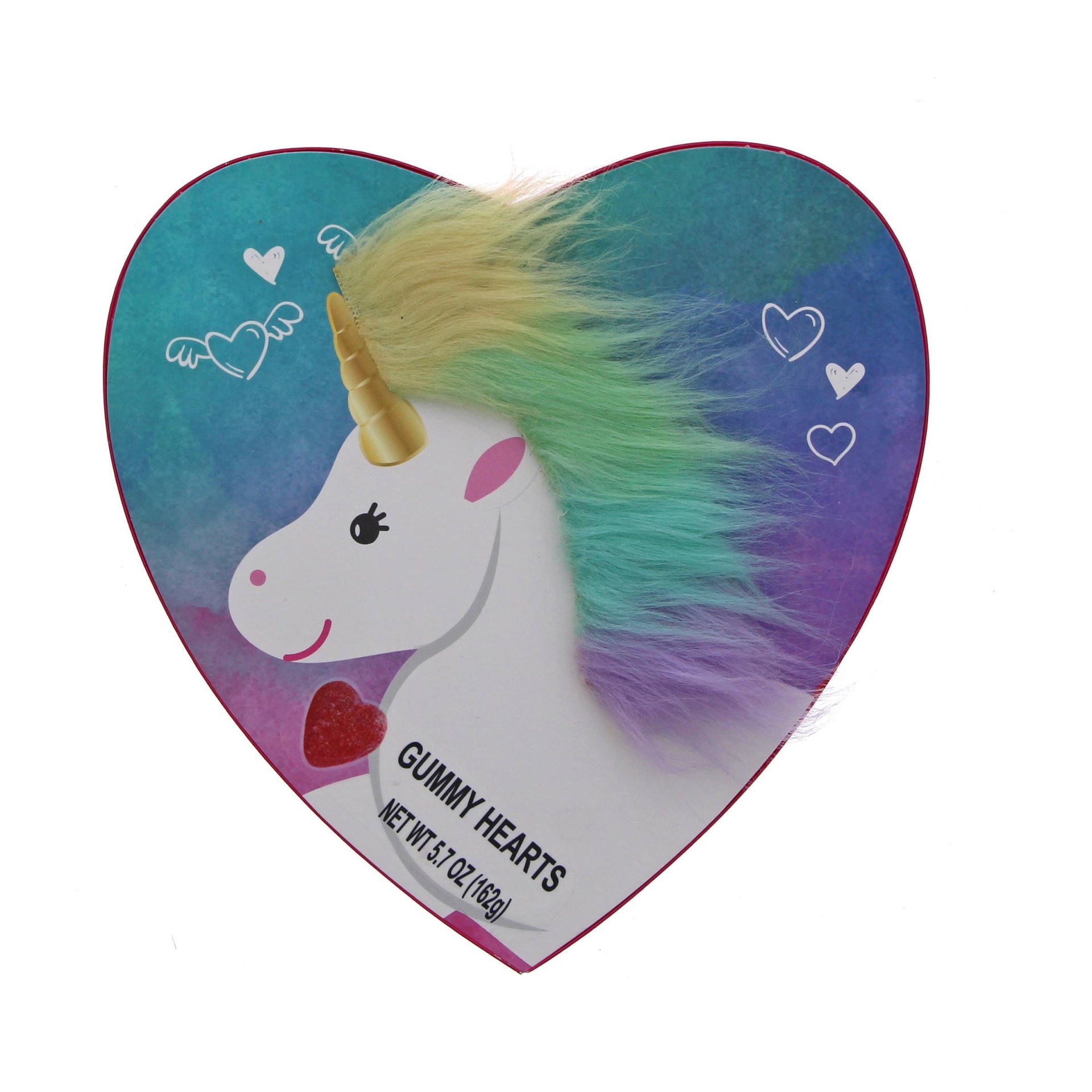 slide 1 of 1, Galerie Valentine's Day Unicorn Gummy Heart Box, 5.7 oz