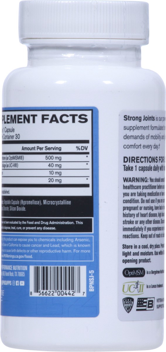slide 5 of 9, Bare Performance Nutrition Strong Joints Capsules, 30 ct