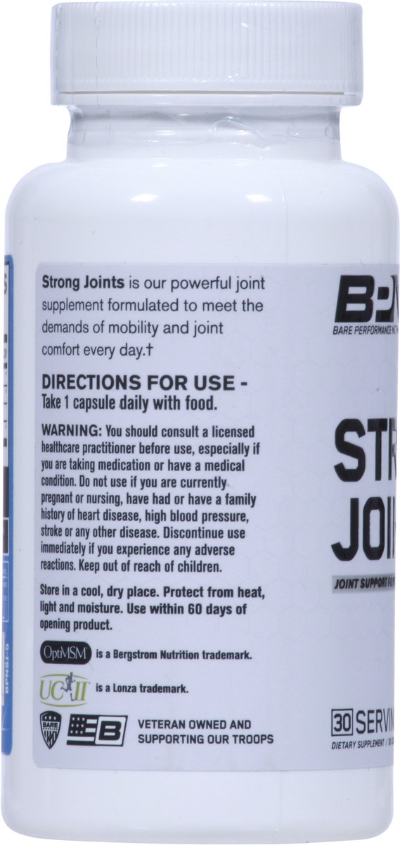 slide 8 of 9, Bare Performance Nutrition Strong Joints Capsules, 30 ct