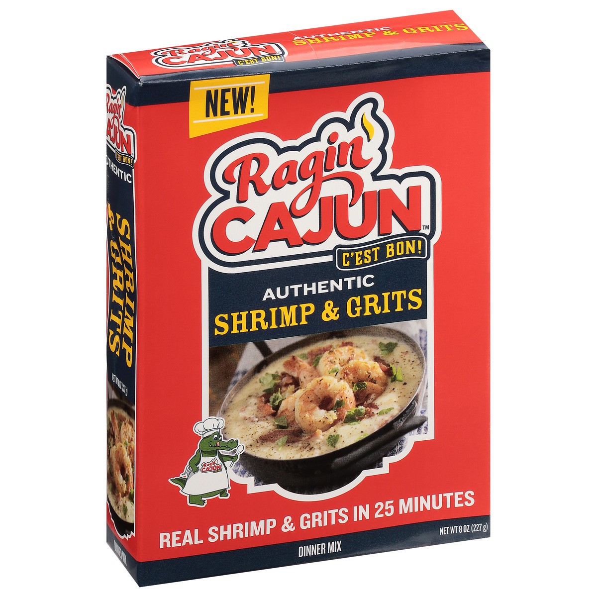 slide 11 of 11, Ragin' Cajun Authentic Shrimp & Grits Dinner Mix 8 oz, 8 oz