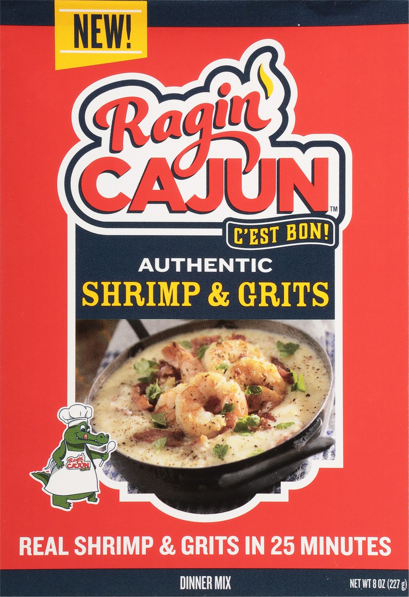 slide 8 of 11, Ragin' Cajun Authentic Shrimp & Grits Dinner Mix 8 oz, 8 oz