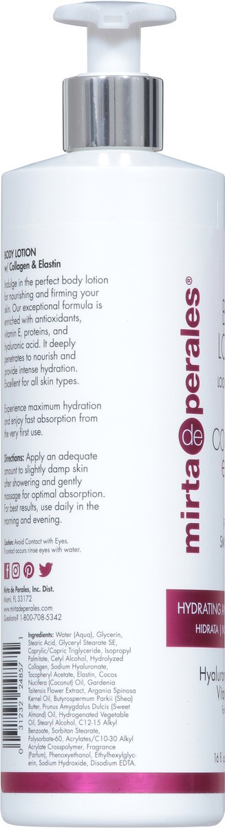 slide 7 of 14, Mirta de Perales Hydrating and Nourishing Body Lotion 16 fl oz, 16 fl oz