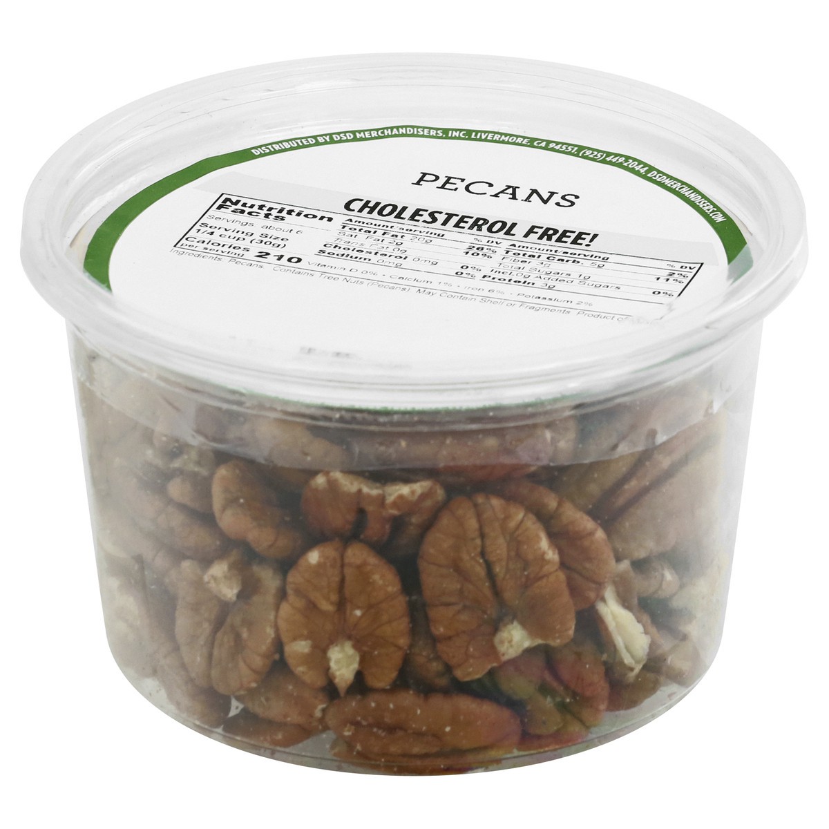 slide 8 of 9, DSD Merchandisers Pecans 7 oz, 7 oz