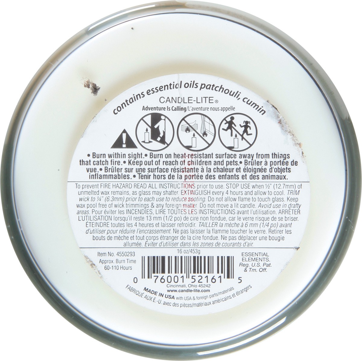 slide 5 of 9, Candle Lite Essential Elements Essential Elements Adventure Is Calling Wooden Wick Candle 16Oz, 1 ct