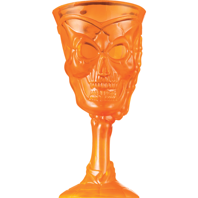 slide 1 of 1, SPOOKY VILLAGE Skull Goblet Asst., 1 ct