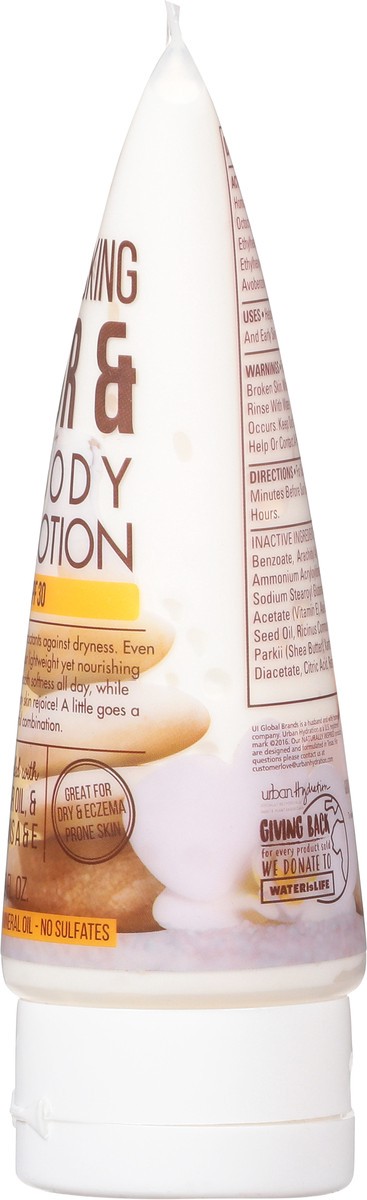 slide 9 of 9, Urban Hydration Sunscreen SPF 30 Moisture-Locking Castor & Shea Body Lotion 6.0 fl oz, 6 oz