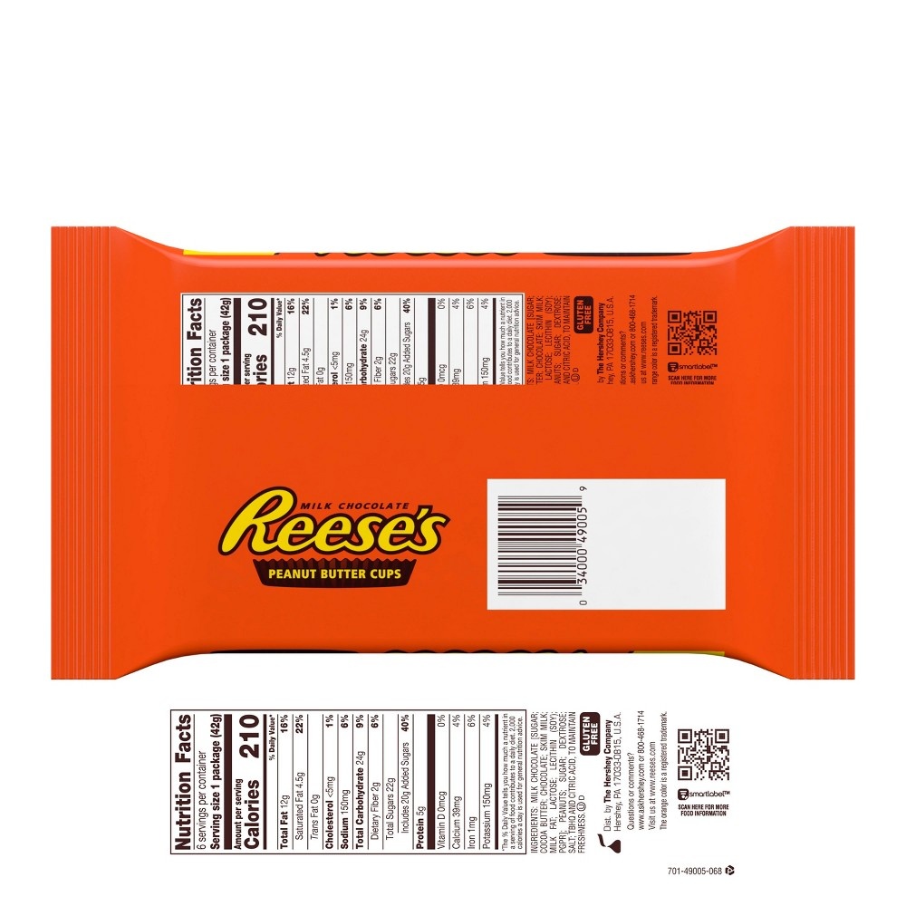 slide 4 of 5, Reese's Peanut Butter Cups, 6 ct
