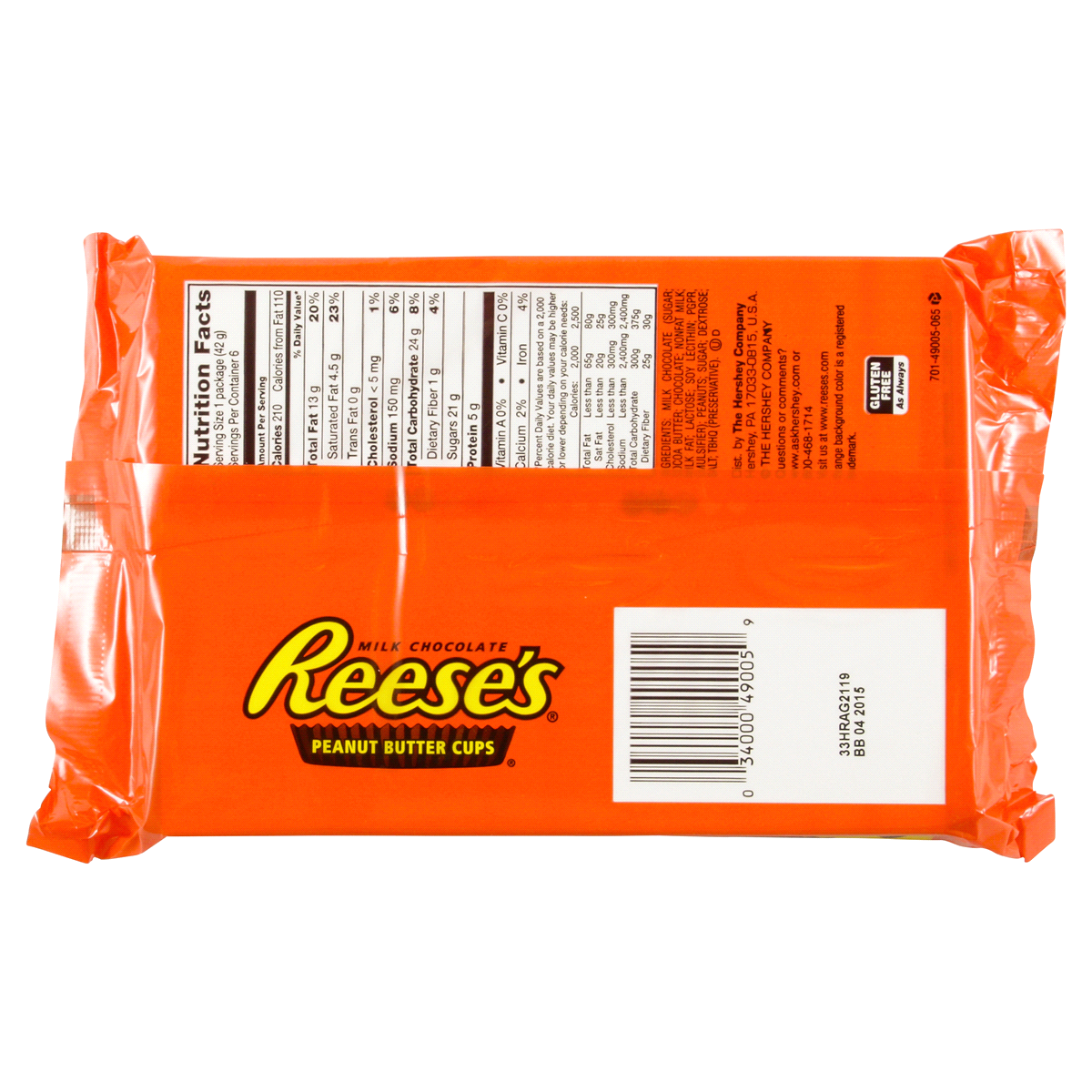 slide 5 of 5, Reese's Peanut Butter Cups, 6 ct