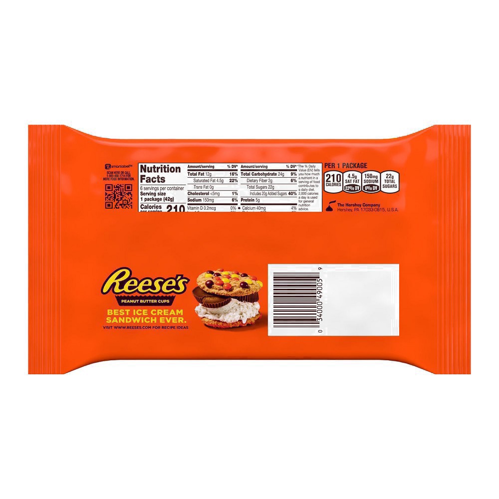 slide 67 of 81, Reese's Peanut Butter Cups, 6 ct