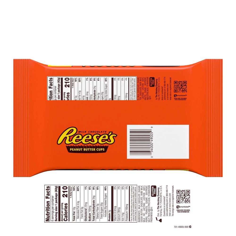 slide 8 of 81, Reese's Peanut Butter Cups, 6 ct