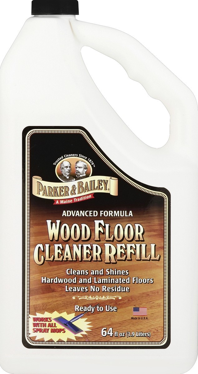 slide 2 of 2, Parker & Bailey Wood Floor Cleaner Refill 64 oz, 64 oz