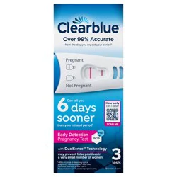 Clearblue Early Detection Pregnancy Test, 3 Ct