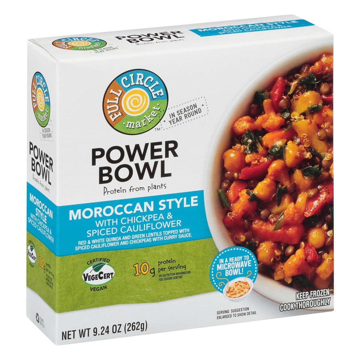 slide 3 of 13, Full Circle Market With Chickpea & Spiced Cauliflower Moroccan Style Power Bowl 9.24 oz, 9.24 oz