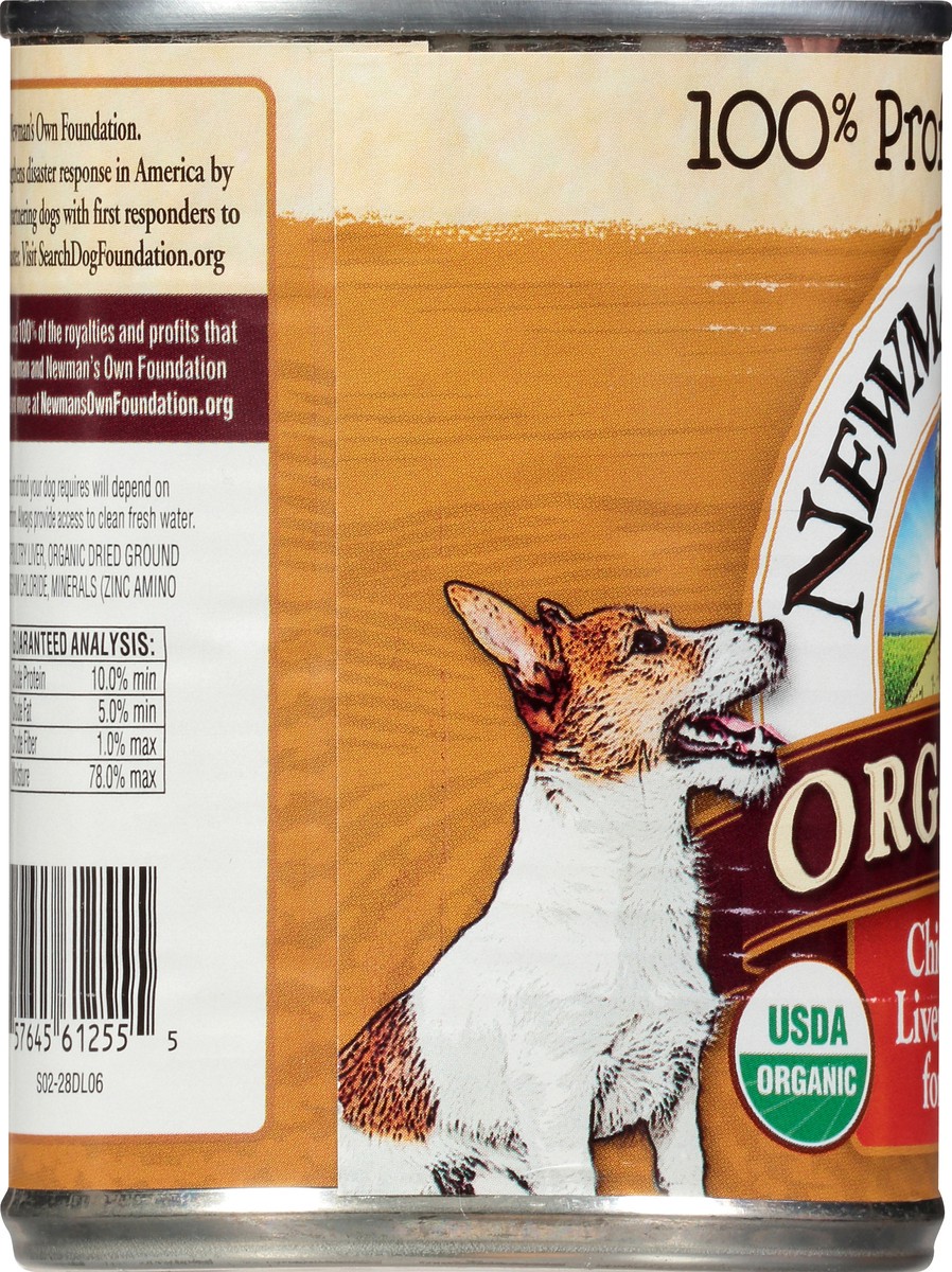 slide 10 of 11, Newman's Own Organics Chicken & Liver Dinner for Dogs 12.7 oz, 12.7 oz