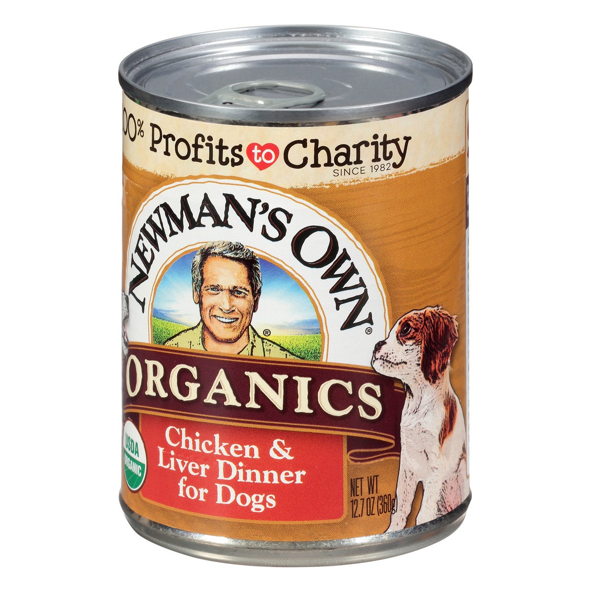 slide 7 of 11, Newman's Own Organics Chicken & Liver Dinner for Dogs 12.7 oz, 12.7 oz