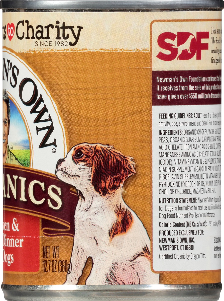 slide 6 of 11, Newman's Own Organics Chicken & Liver Dinner for Dogs 12.7 oz, 12.7 oz