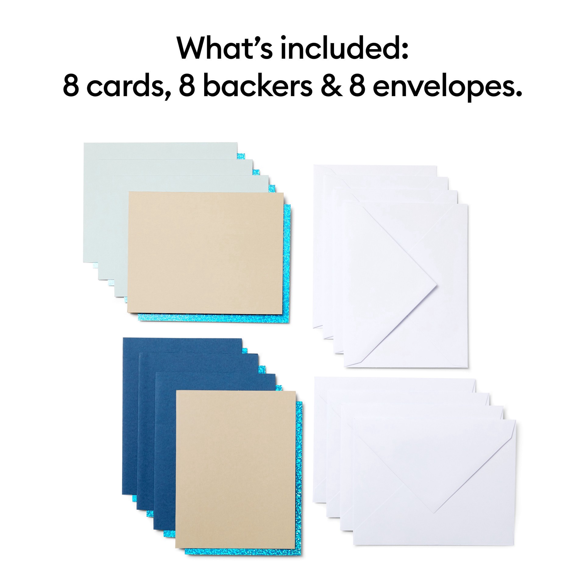 slide 8 of 9, Cricut Joy 4.25" X 5.5" Marina Cutaway Cards With Backers & Envelopes, 8ct., 8 ct