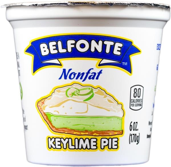 slide 1 of 1, Belfonte Nonfat Keylime Pie Yogurt, 6 oz