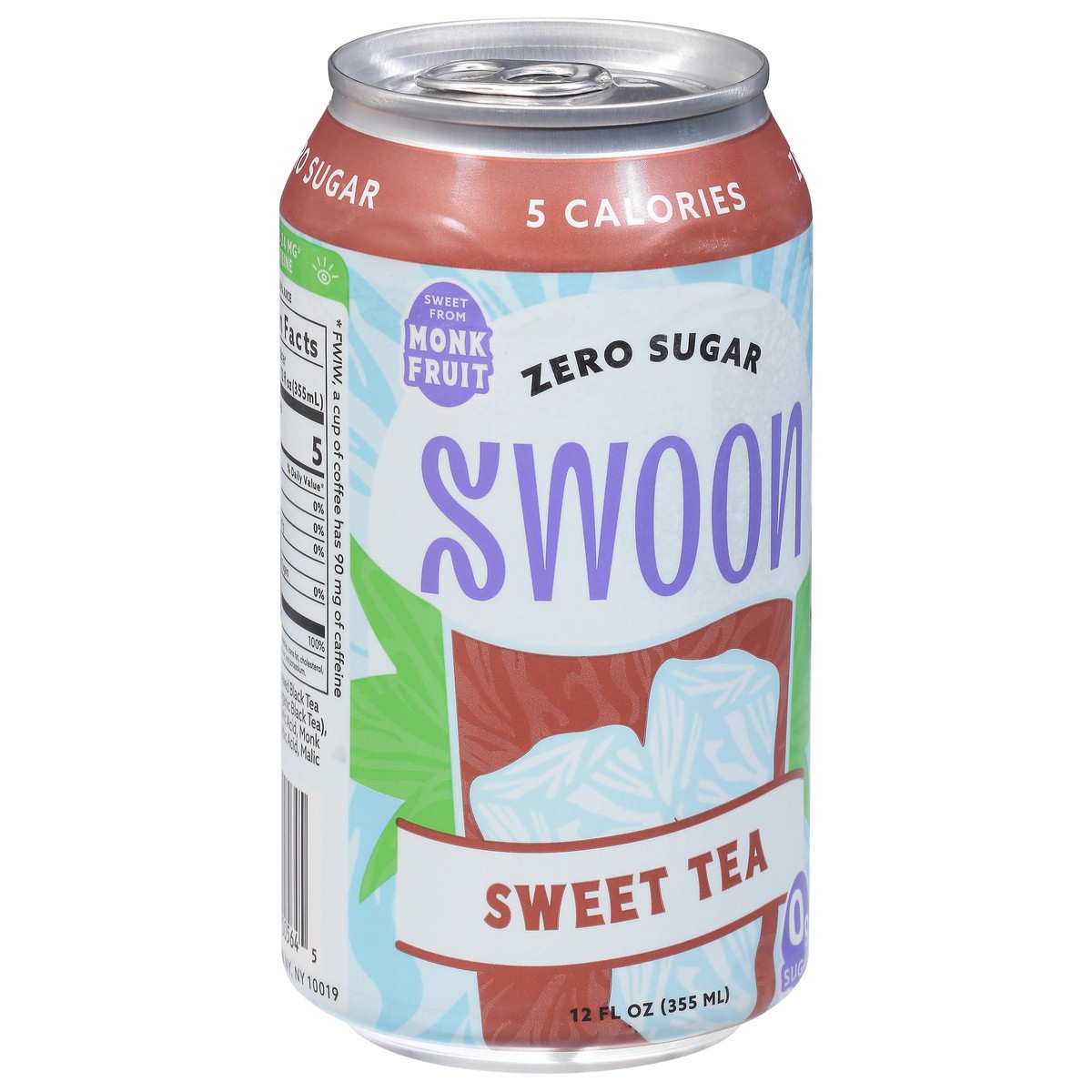 slide 6 of 9, Swoon Zero Sugar Sweet Tea - 12 fl oz,