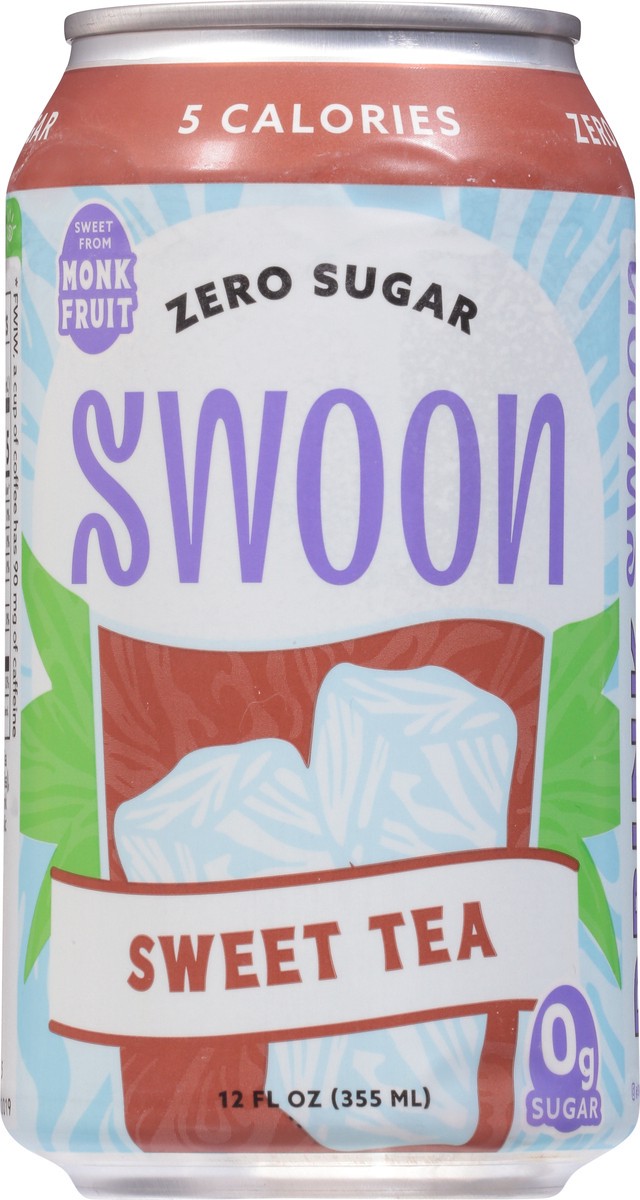 slide 7 of 9, Swoon Zero Sugar Sweet Tea - 12 fl oz,