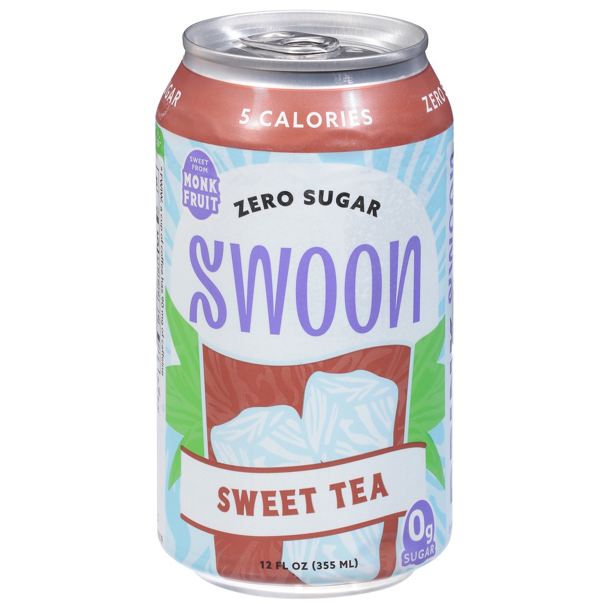 slide 1 of 9, Swoon Zero Sugar Sweet Tea - 12 fl oz,