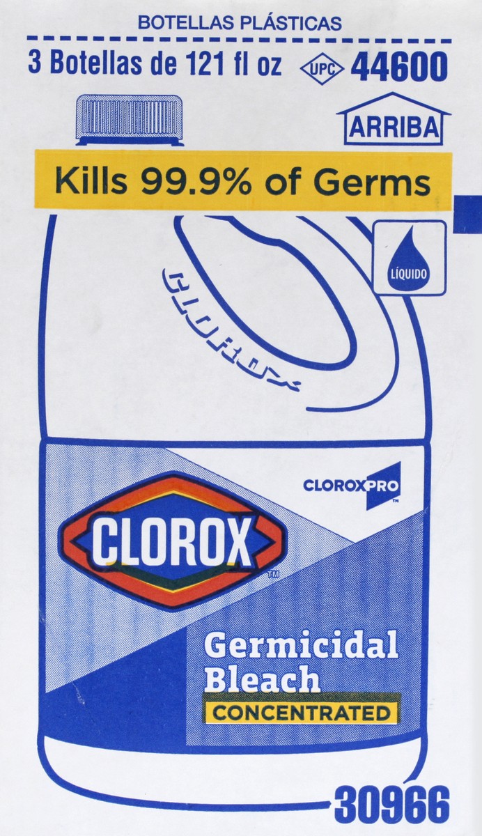 slide 2 of 12, Clorox Germicidal Concentrated Bleach 3 ea, 3 ct