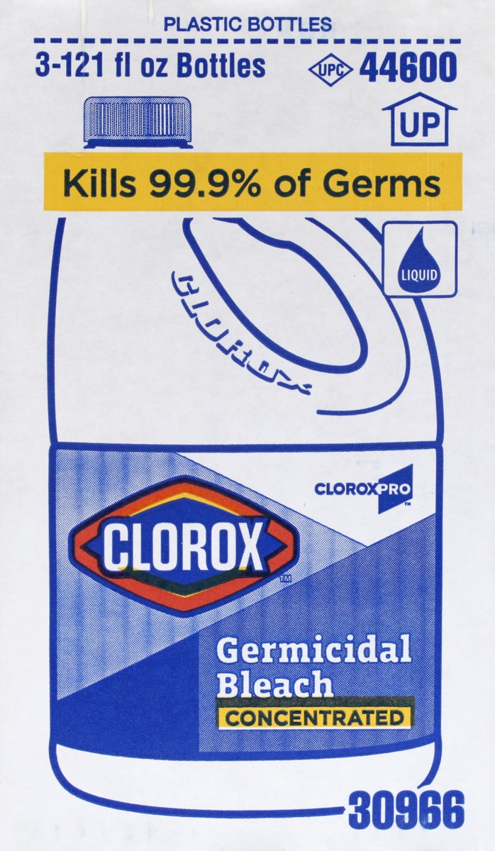 slide 3 of 12, Clorox Germicidal Concentrated Bleach 3 ea, 3 ct