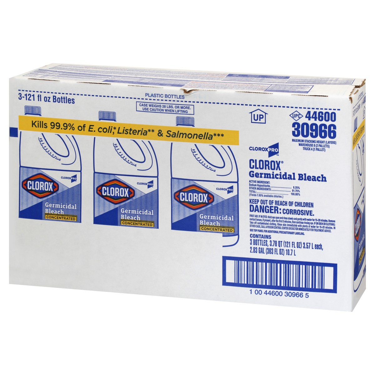 slide 6 of 12, Clorox Germicidal Concentrated Bleach 3 ea, 3 ct