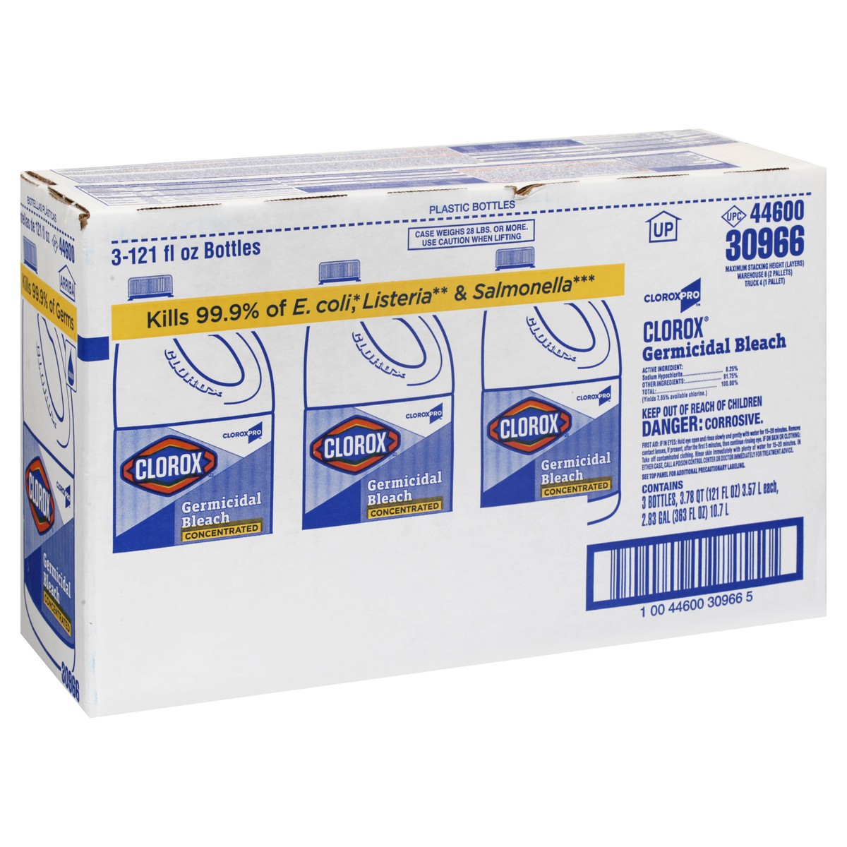 slide 10 of 12, Clorox Germicidal Concentrated Bleach 3 ea, 3 ct