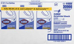 Clorox Germicidal Concentrated Bleach 3 ea
