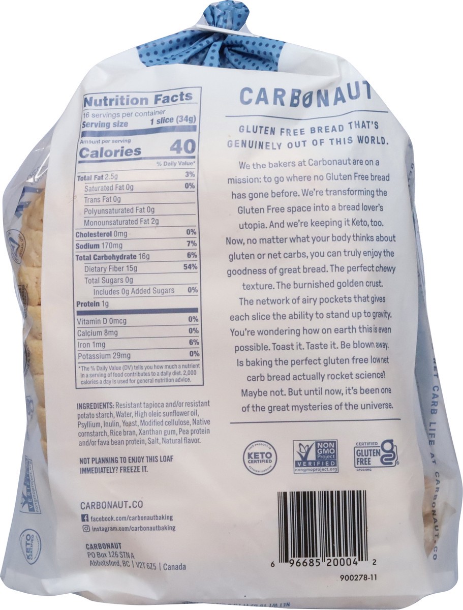 slide 6 of 9, Carbonaut Frozen Bread, 19 oz