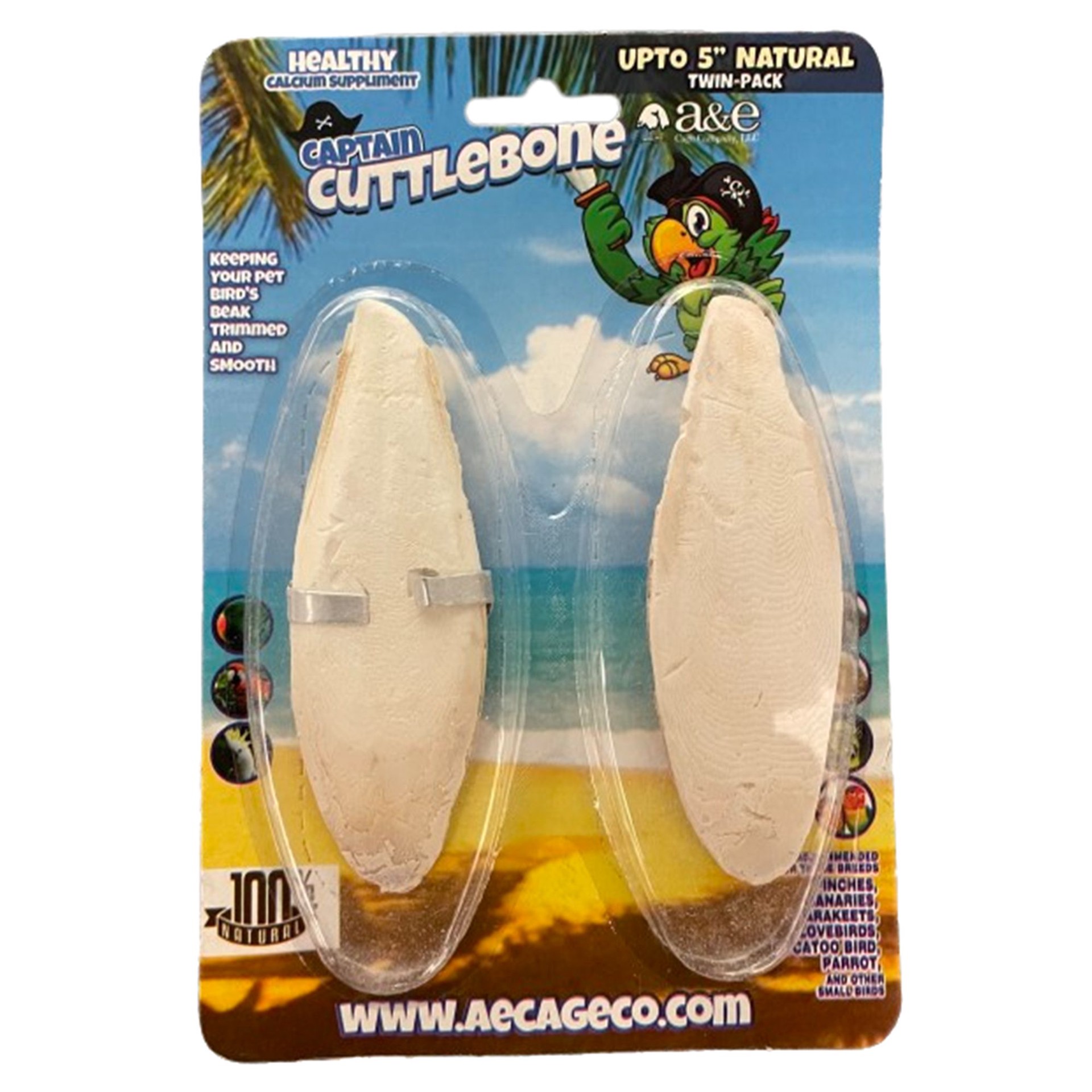 slide 1 of 1, A&E Cage Company Natural 5\ Cuttlebone 2 Pack", 2 ct