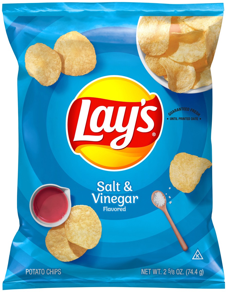 slide 1 of 5, Lay's Potato Chips, 2.62 oz