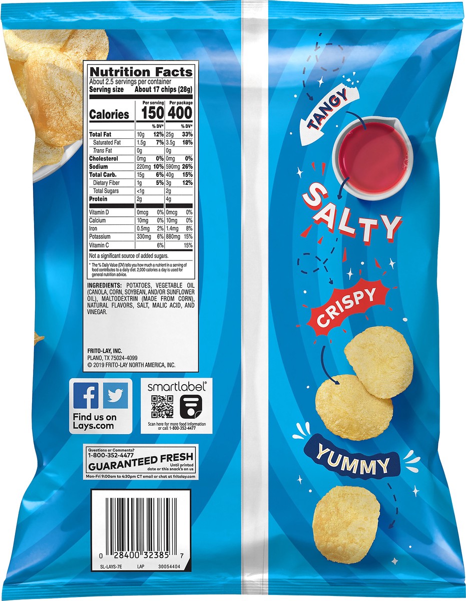 slide 3 of 5, Lay's Potato Chips, 2.62 oz