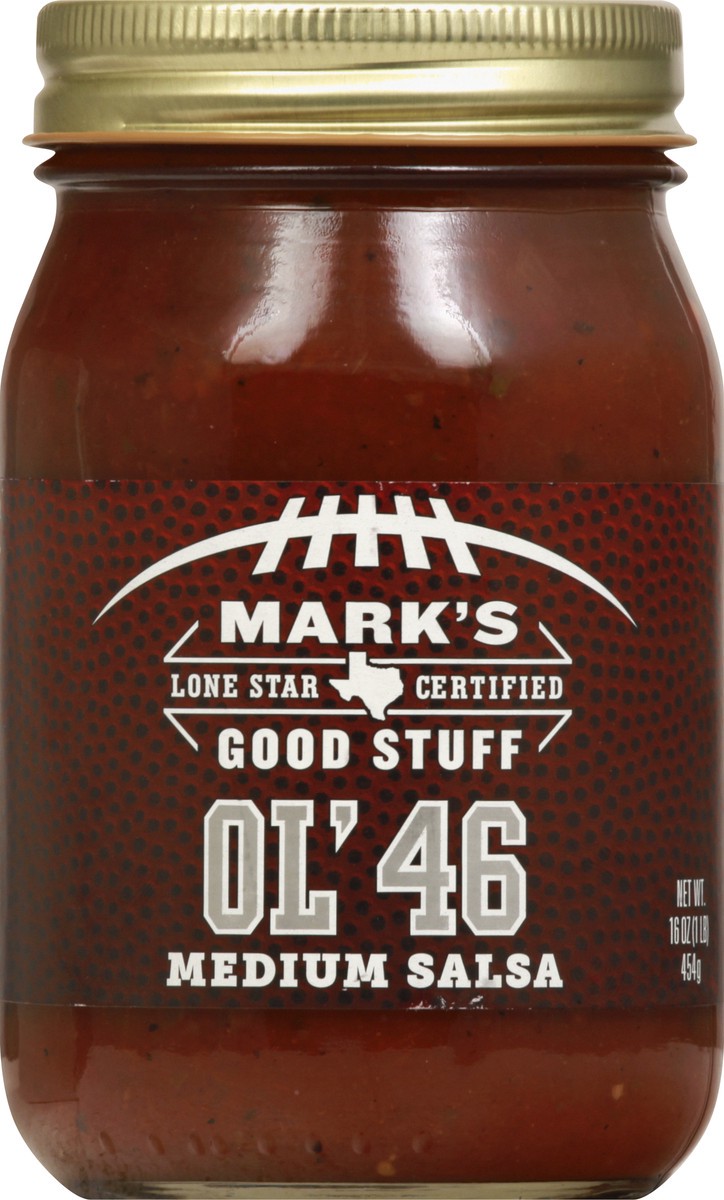 slide 4 of 13, Mark's Good Stuff Lone Star Certified Ol' 46 Salsa, 16 oz