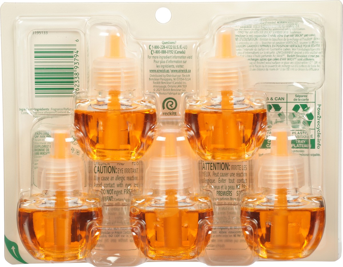 slide 2 of 9, Air Wick Essential Oils Hawaii Scented Oil Refills 5 ea, 5 ct