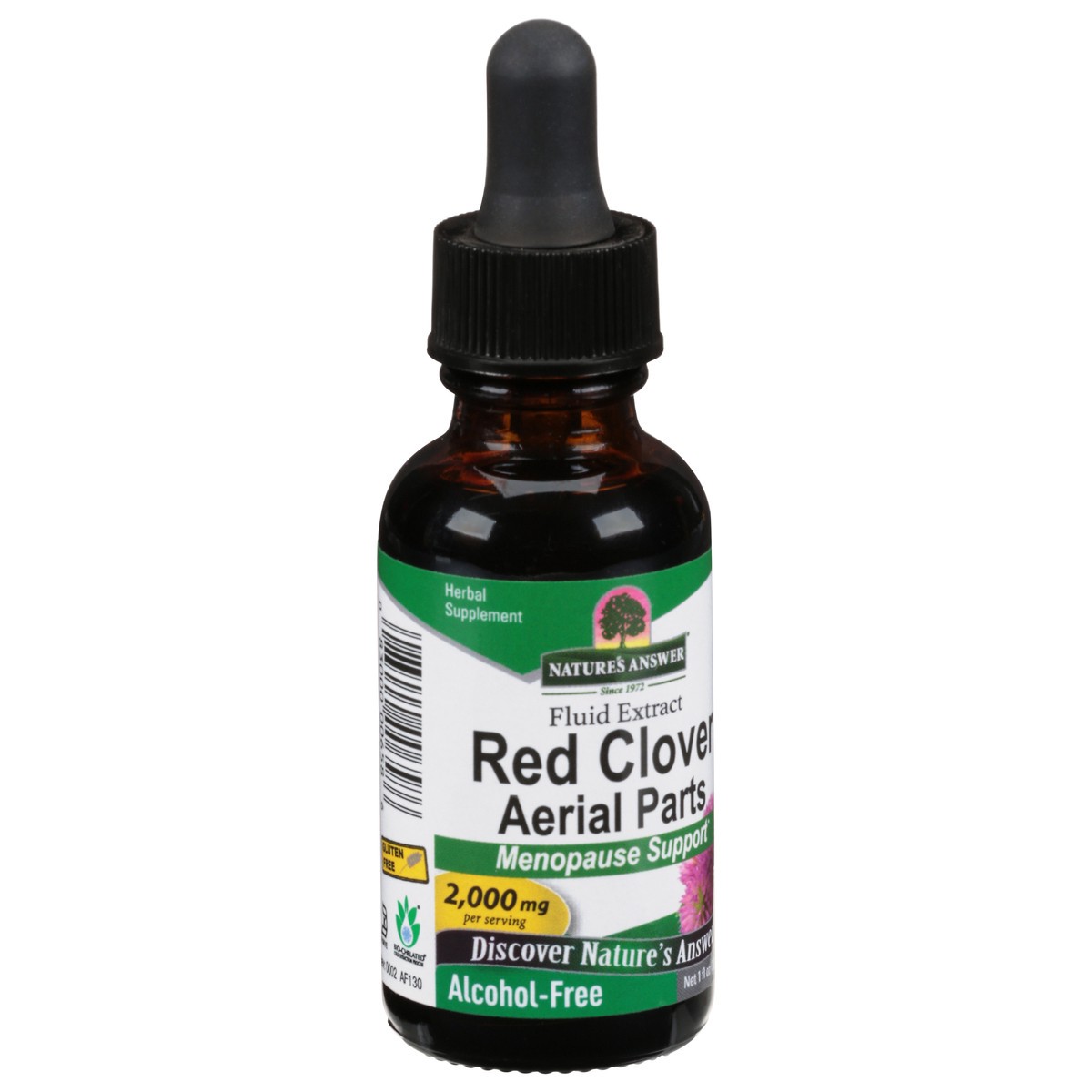 slide 7 of 9, Nature's Answer Red Clover Extract AF Og, 1 fl oz